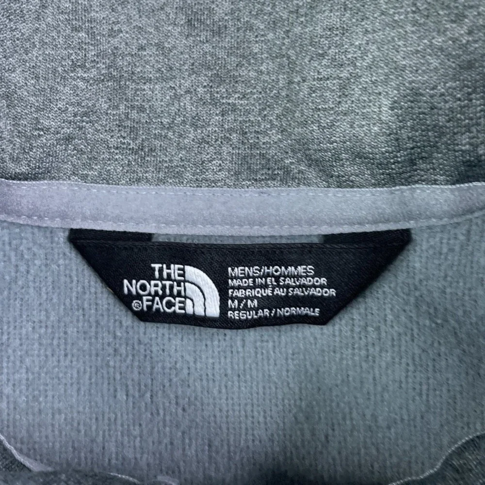North Face Sweater‎ Mens Medium Grey Canyonlands Half Zip Pullover Tech Fleece
